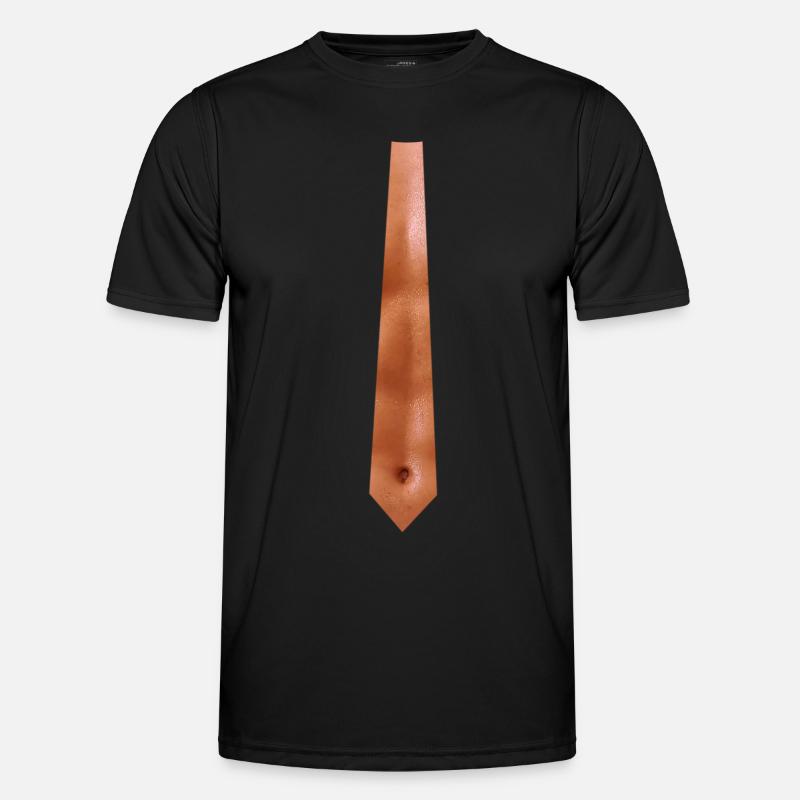 Sixpack, Mann, Muskel, Krawatte Männer Funktions-T-Shirt
