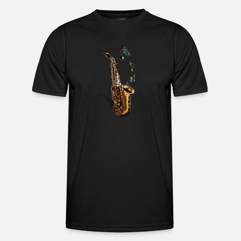 Saxophone T-shirt sport Homme