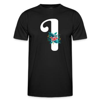 Brief Ich habe geblüht - Männer Funktions-T-Shirt - Schwarz - Vorne - AI Model Male 178 dark (178cm)