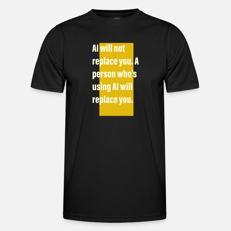 AI ARTIFICIAL INSTELLIGENCE GRAPHIC DESIGNER - Men's Functional T-Shirt - black