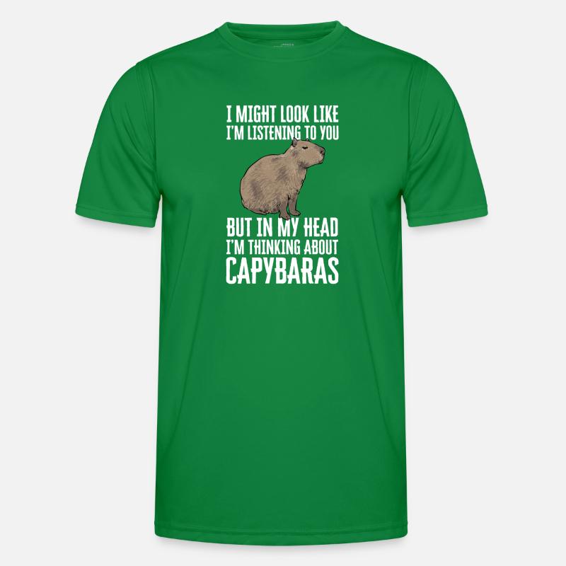 Rongeur Capybara T-shirt sport Homme