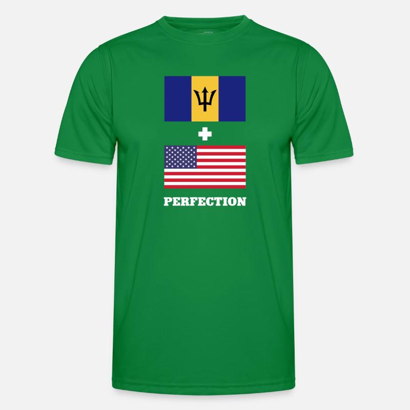 Drapeau de la Barbade Bayan barbadien T-shirt sport Homme