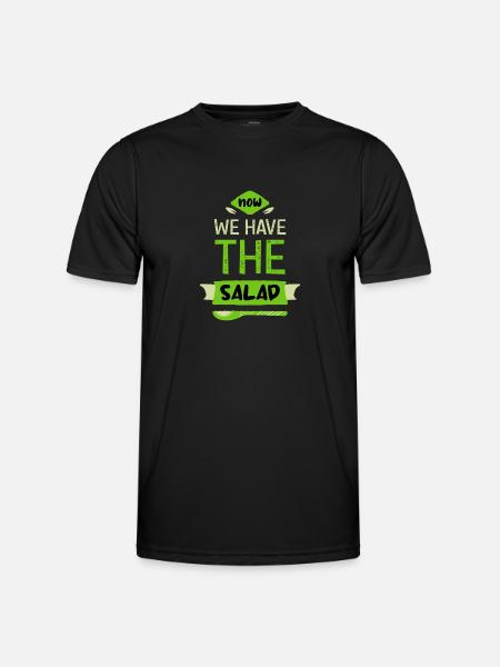 Denglisch Funny Saying Gift - Men's Functional T-Shirt - black