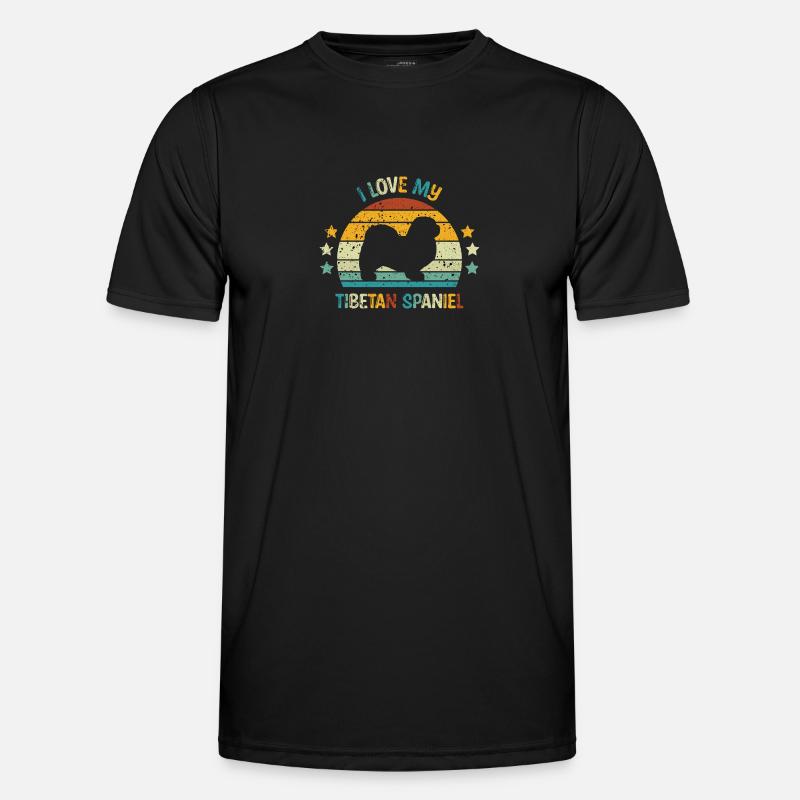 Tibetischer Spaniel Männer Funktions-T-Shirt