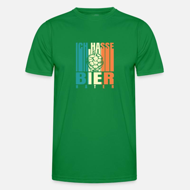 Ich hasse Bier Hater Männer Funktions-T-Shirt