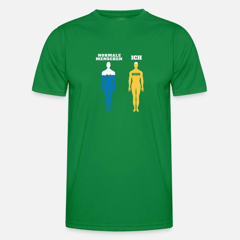 Normale Menschen Ich Bier Männer Funktions-T-Shirt