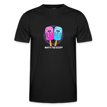 Gender Reveal - Männer Funktions-T-Shirt - Schwarz - Vorne - AI Model Male 178 dark (178cm)