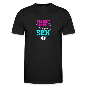 Gender Reveal - Männer Funktions-T-Shirt - Schwarz - Vorne - AI Model Male 178 dark (178cm)