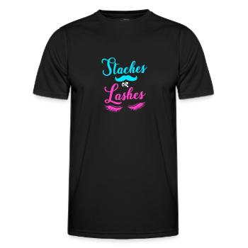Gender Reveal - Männer Funktions-T-Shirt - Schwarz - Vorne - AI Model Male 178 dark (178cm)