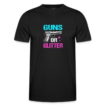 Gender Reveal - Männer Funktions-T-Shirt - Schwarz - Vorne - AI Model Male 178 dark (178cm)