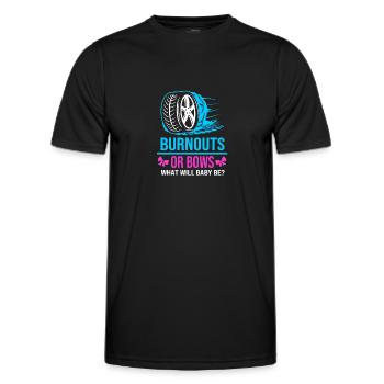 Gender Reveal - Männer Funktions-T-Shirt - Schwarz - Vorne - AI Model Male 178 dark (178cm)