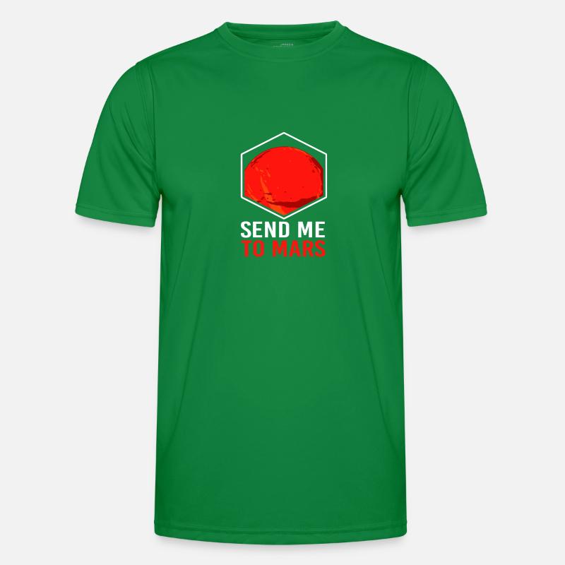 Sonnensystem Universum Männer Funktions-T-Shirt