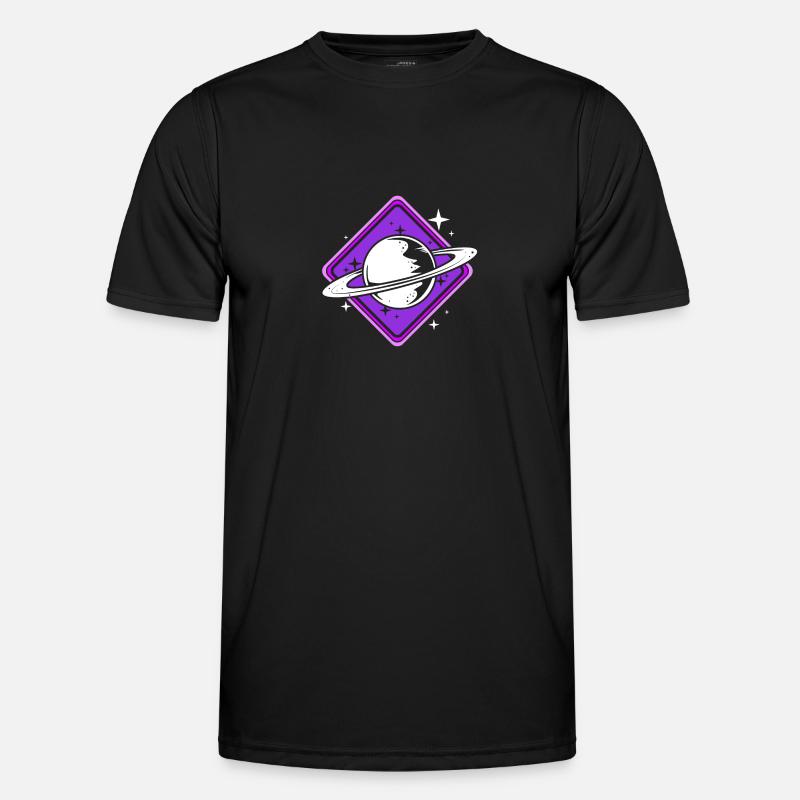 Solar System Universe - Men's Functional T-Shirt - black