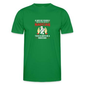 Zauberer - Männer Funktions-T-Shirt - Kelly Green - Vorne - AI Model Male 178 dark (178cm)