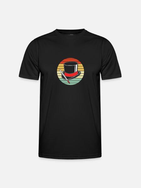 wizard magic magician - Men's Functional T-Shirt - black