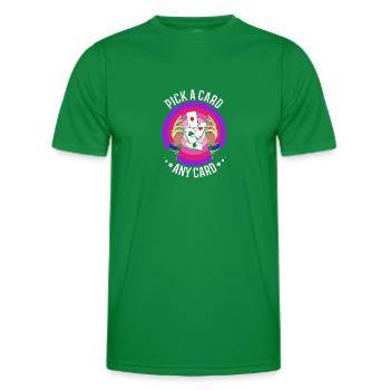 Sorcier - T-shirt sport Homme - vert - Devant - AI Model Male 178 dark (178cm)