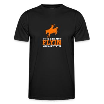Rodeo - Männer Funktions-T-Shirt - Schwarz - Vorne - AI Model Male 178 dark (178cm)