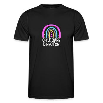 Daycare Center Education Educator Educator - Men's Functional T-Shirt - black - Front - AI Model Male 178 dark (178cm)