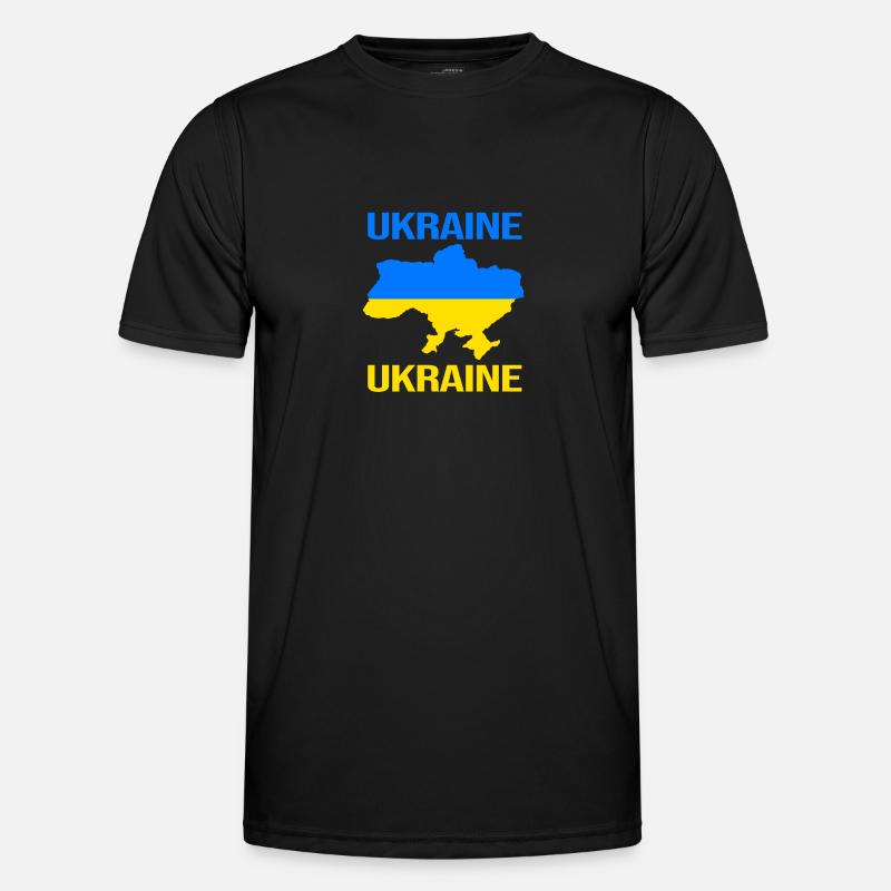 Ukraine Männer Funktions-T-Shirt