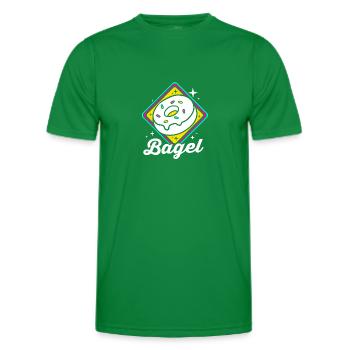Bagel Bagels - T-shirt sport Homme - vert - Devant - AI Model Male 178 dark (178cm)