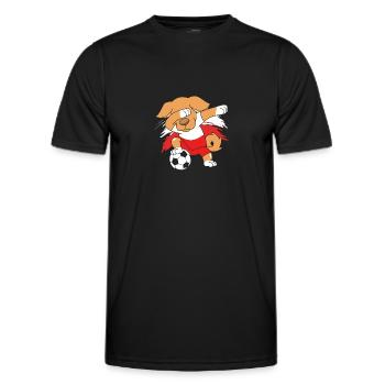 Polen Polnisch - Männer Funktions-T-Shirt - Schwarz - Vorne - AI Model Male 178 dark (178cm)