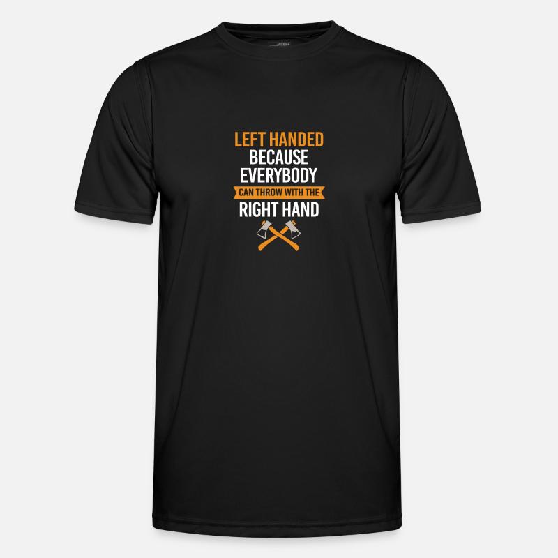 Axt - Männer Funktions-T-Shirt - Schwarz