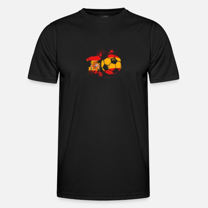 Spanien Spanisch - Männer Funktions-T-Shirt - Schwarz