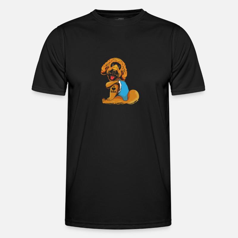 Goldendoodle Männer Funktions-T-Shirt