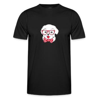 Maltese - Men's Functional T-Shirt - black - Front - AI Model Male 178 dark (178cm)