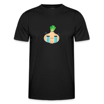Onion - Men's Functional T-Shirt - black - Front - AI Model Male 178 dark (178cm)