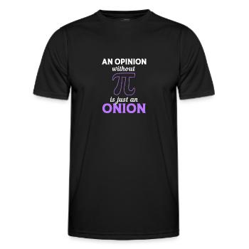 Onion - Men's Functional T-Shirt - black - Front - AI Model Male 178 dark (178cm)