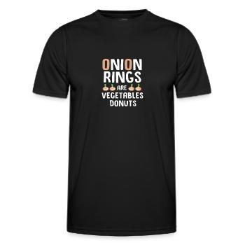 Onion - Men's Functional T-Shirt - black - Front - AI Model Male 178 dark (178cm)