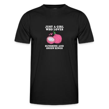 onion - Men's Functional T-Shirt - black - Front - AI Model Male 178 dark (178cm)