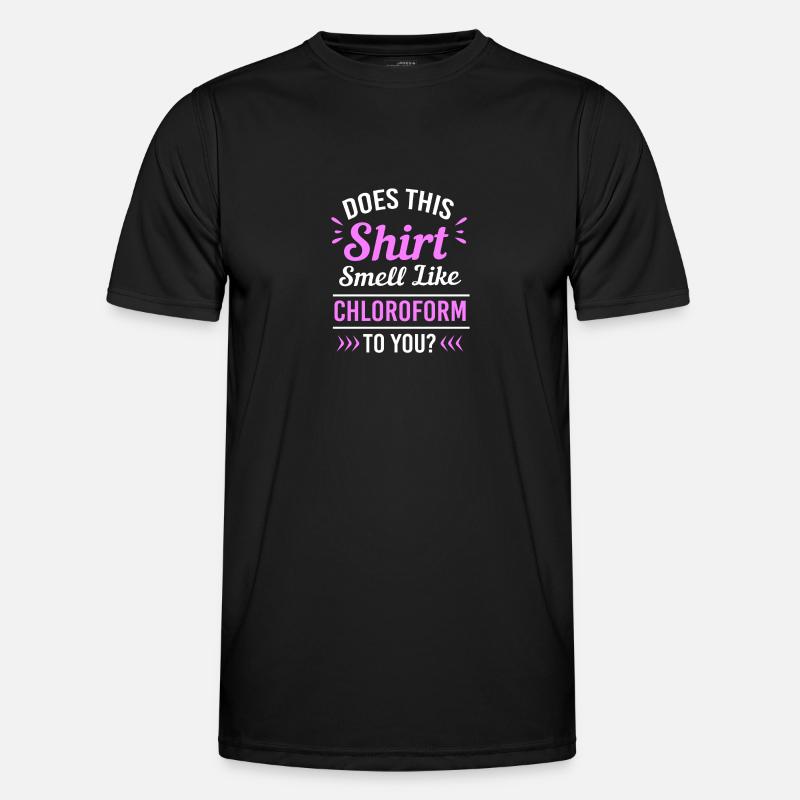 Ätherisches Öl - Männer Funktions-T-Shirt - Schwarz