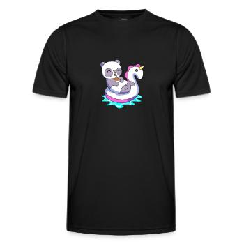 Pool Party - Männer Funktions-T-Shirt - Schwarz - Vorne - AI Model Male 178 dark (178cm)
