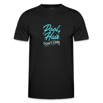 Pool Party - Männer Funktions-T-Shirt - Schwarz - Vorne - AI Model Male 178 dark (178cm)