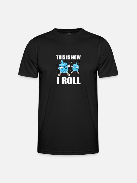 Hanukkah - Men's Functional T-Shirt - black