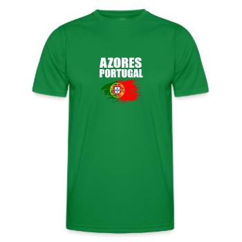 Portugal - Men's Functional T-Shirt - kelly green - Front - AI Model Male 178 dark (178cm)