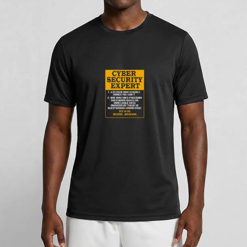 Cybersecurity Cyber Programmierer Hacker Männer Funktions-T-Shirt