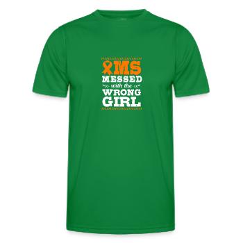 Sclérose en plaques SEP - T-shirt sport Homme - vert - Devant - AI Model Male 178 dark (178cm)