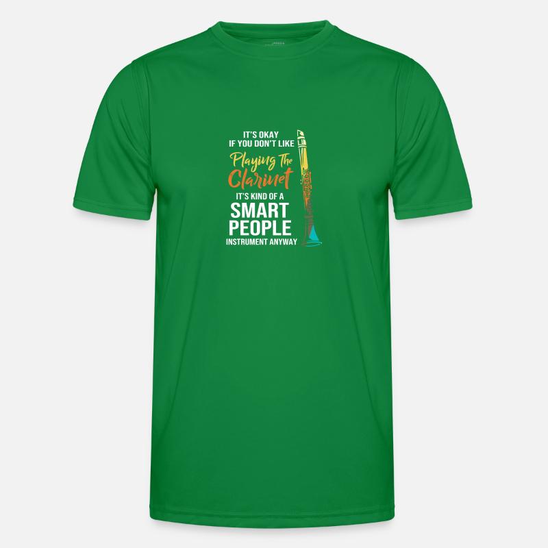 Klarinette Männer Funktions-T-Shirt