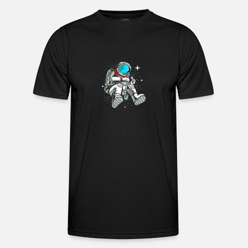 Klarinette - Männer Funktions-T-Shirt - Schwarz