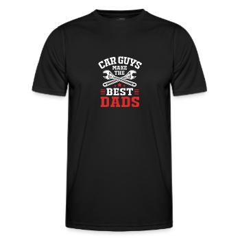 Autofahrer - Männer Funktions-T-Shirt - Schwarz - Vorne - AI Model Male 178 dark (178cm)