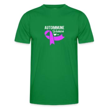 Autoimmune disease - Men's Functional T-Shirt - kelly green - Front - AI Model Male 178 dark (178cm)