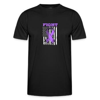 Autoimmune disease - Men's Functional T-Shirt - black - Front - AI Model Male 178 dark (178cm)