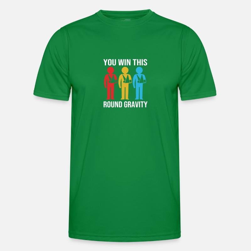 Broken Arm Bone Fracture Men's Functional T-Shirt