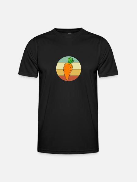 Carrot Vegetables - Men's Functional T-Shirt - black