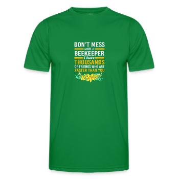 Beekeeper - Men's Functional T-Shirt - kelly green - Front - AI Model Male 178 dark (178cm)