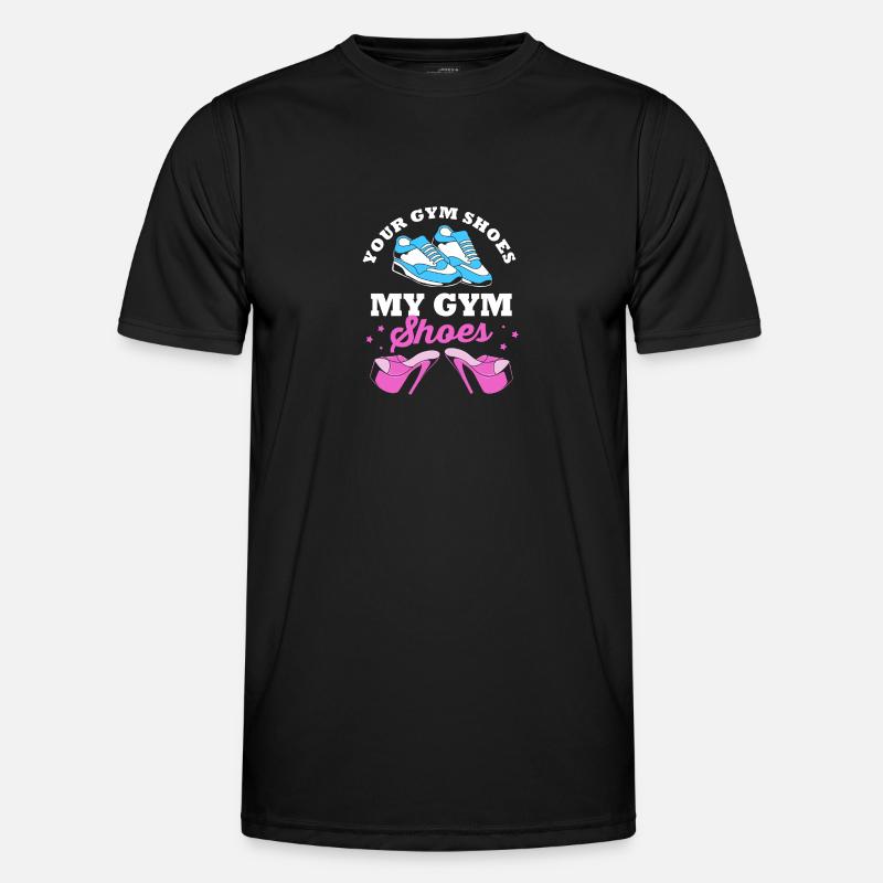 Pole Dance - Männer Funktions-T-Shirt - Schwarz