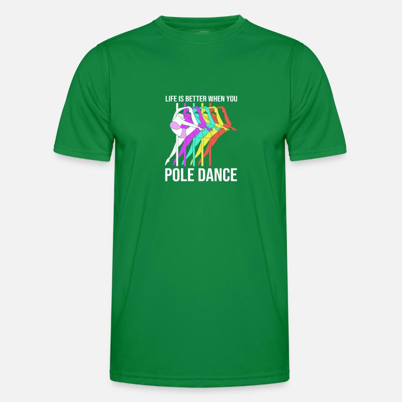Pole Dance Men's Functional T-Shirt